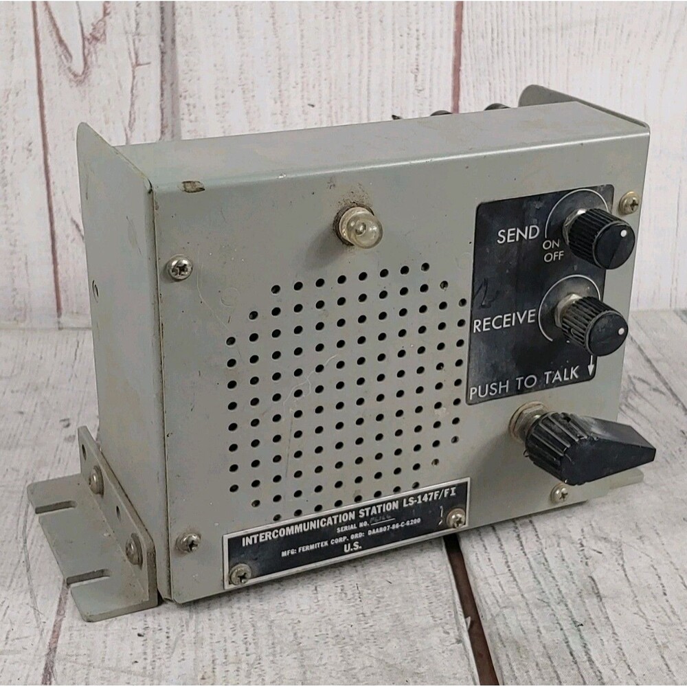 NEEDS CABLE - Vintage Spears Associates LS-147F/FI Intercomumicaton Station